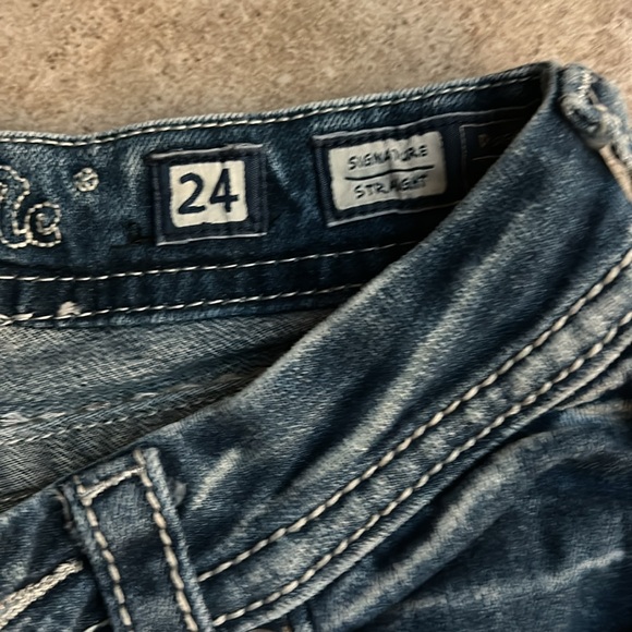 Miss me jeans, straight size 24 excellent condition - Picture 2 of 3